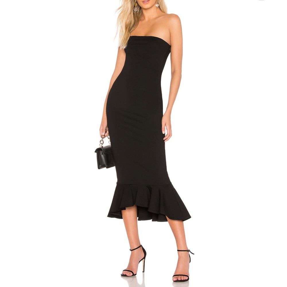 COPY - Strapless ruffle dress NWT